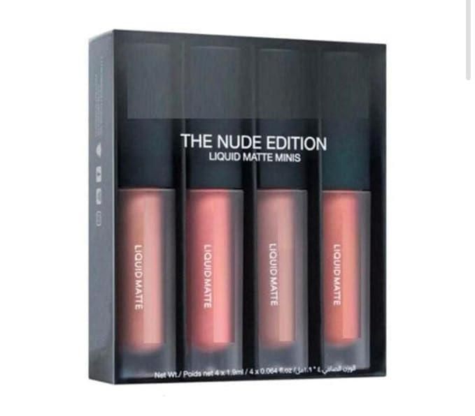 Red Edition Different Shades Liquid Nude Lipstick (Buy 1 Get 3 Free)