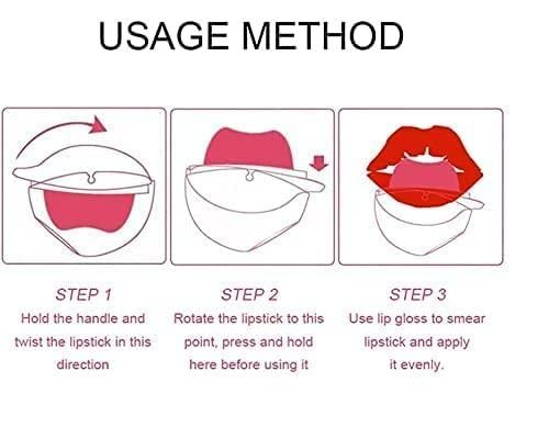 Waterproof Matte Lipstick with Long-Lasting Non-Stick Cup