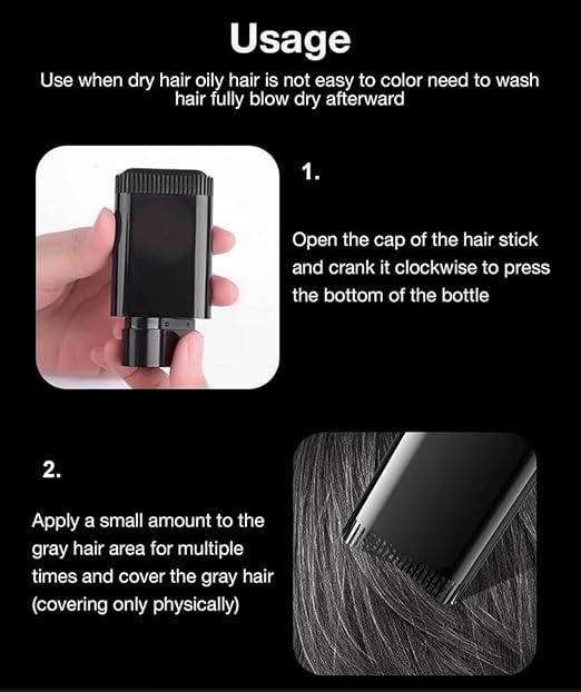 Convenient 2 In 1 Touch-Up Comb Hair Dye